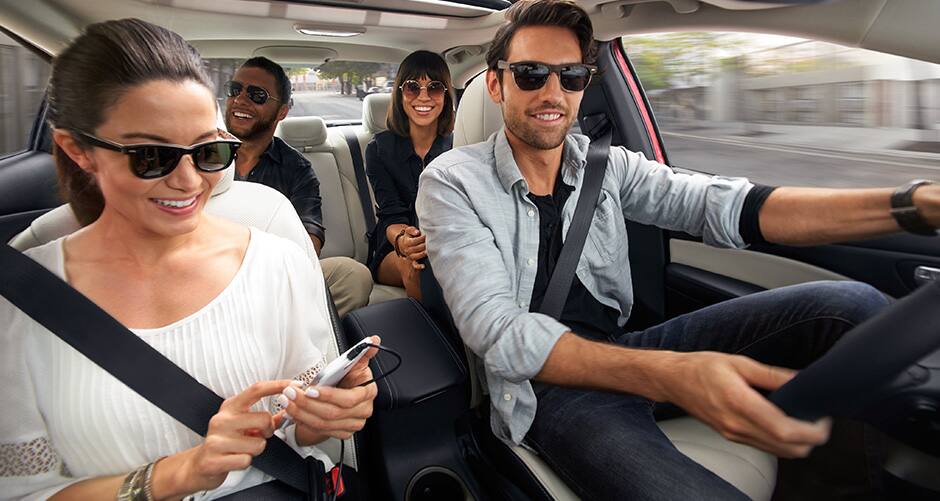 South African commuters carpooling together